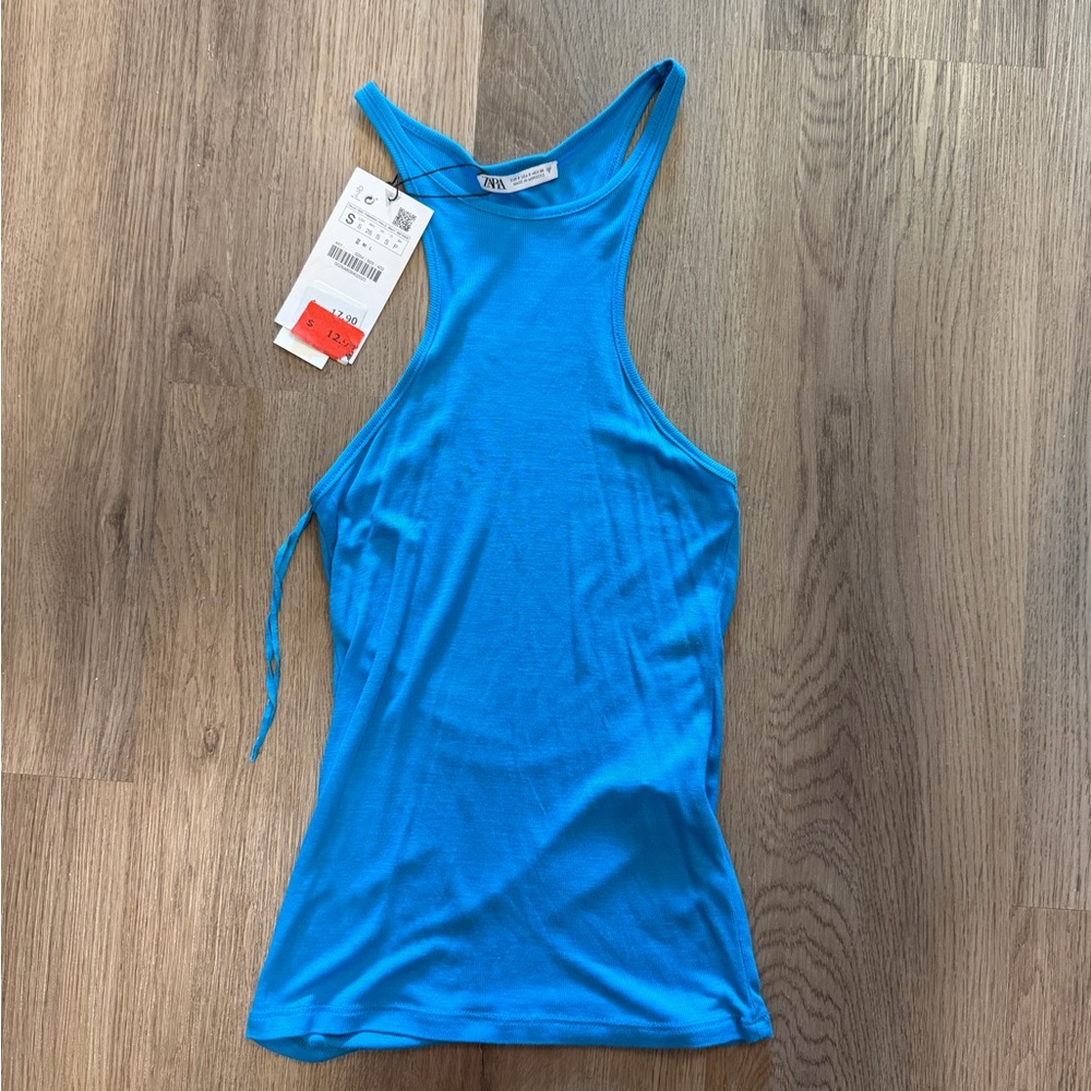 Zara Vibrant Blue Tank Top